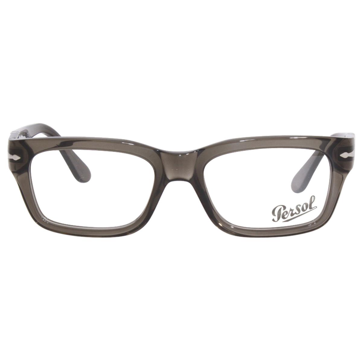 Persol 3301/V 1103 Eyeglasses Frame Opal Smoke/grey Full Rim 57mm