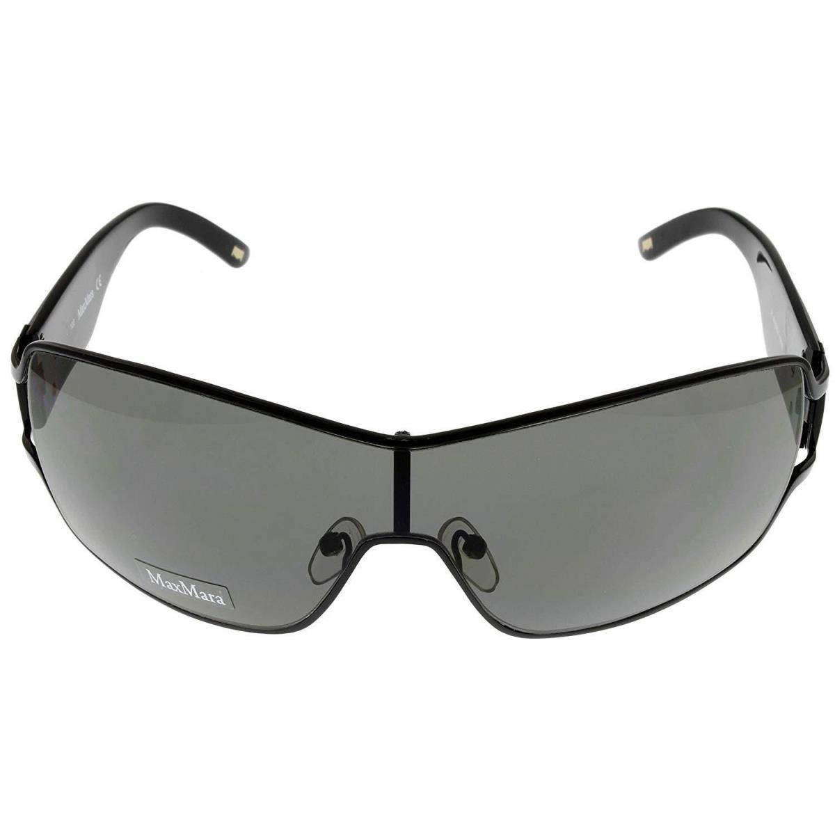 Max Mara Sunglasses Unisex Wrap Black Gray MM 1005 / S 65Z M8