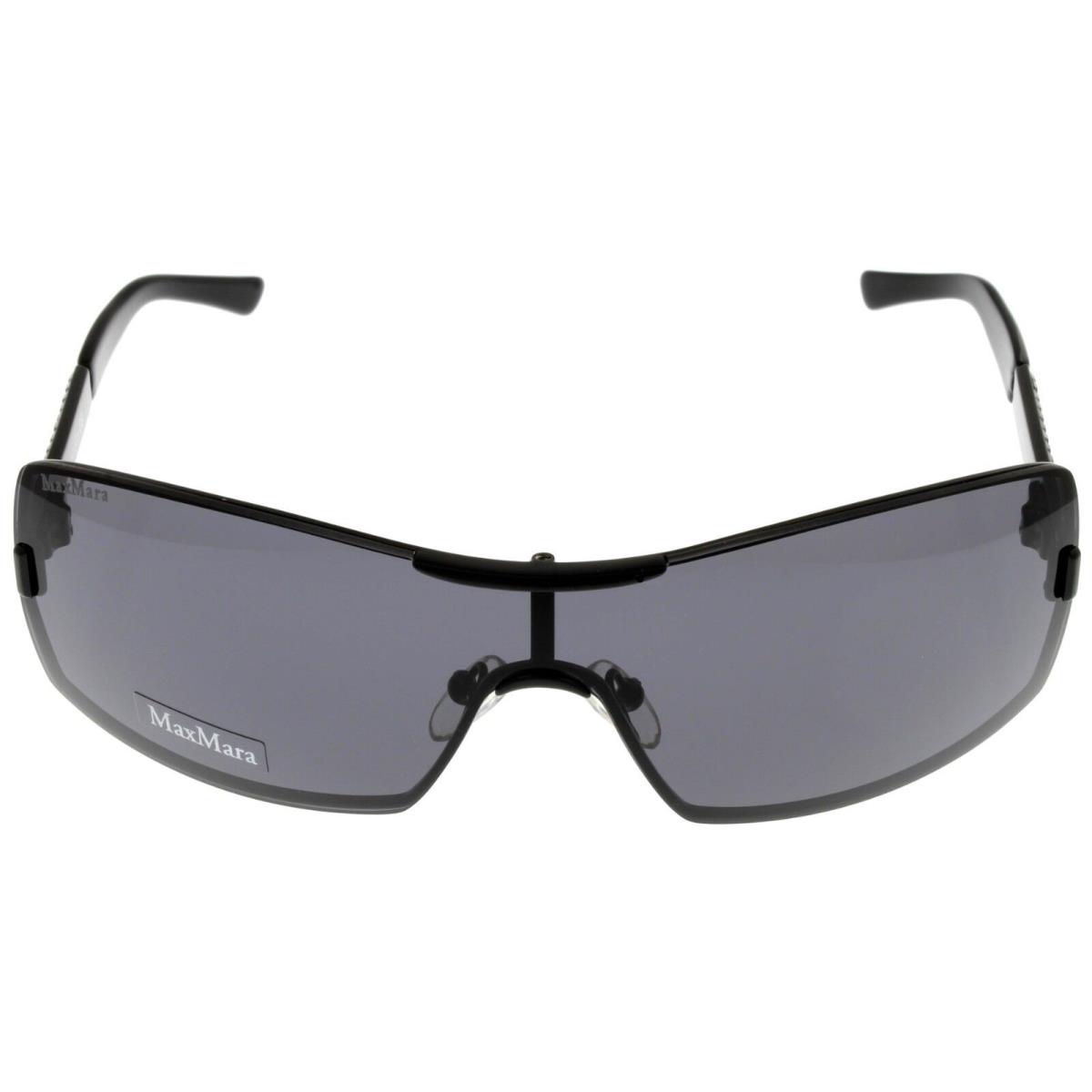Max Mara Sunglasses Women Black Shield MM 919/S 65Z ON