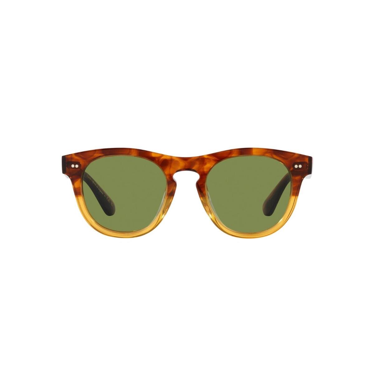 Oliver Peoples Rorke OV 5509SU Dark Amber Shaded/light Green 1754/52 Sunglasses