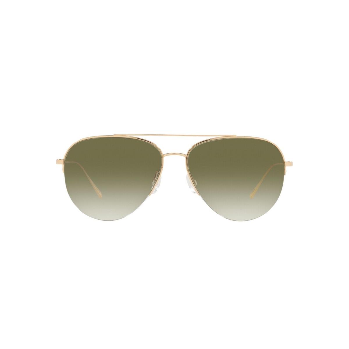 Oliver Peoples Cleamons OV 1303ST Gold/green Shaded 5292/8E Sunglasses