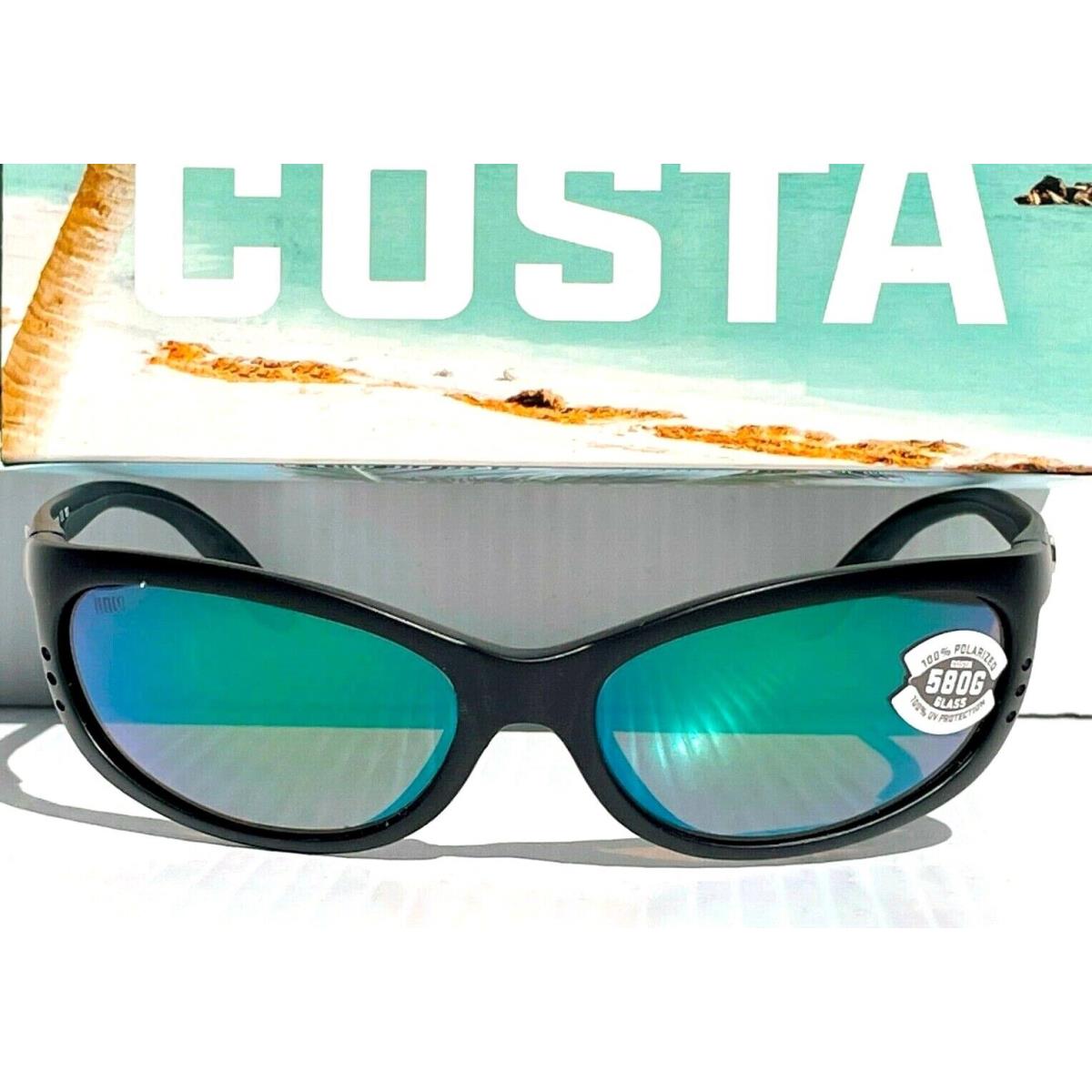 Costa Del Mar sunglasses Fathom - Blue , Black Frame, Green Lens 8
