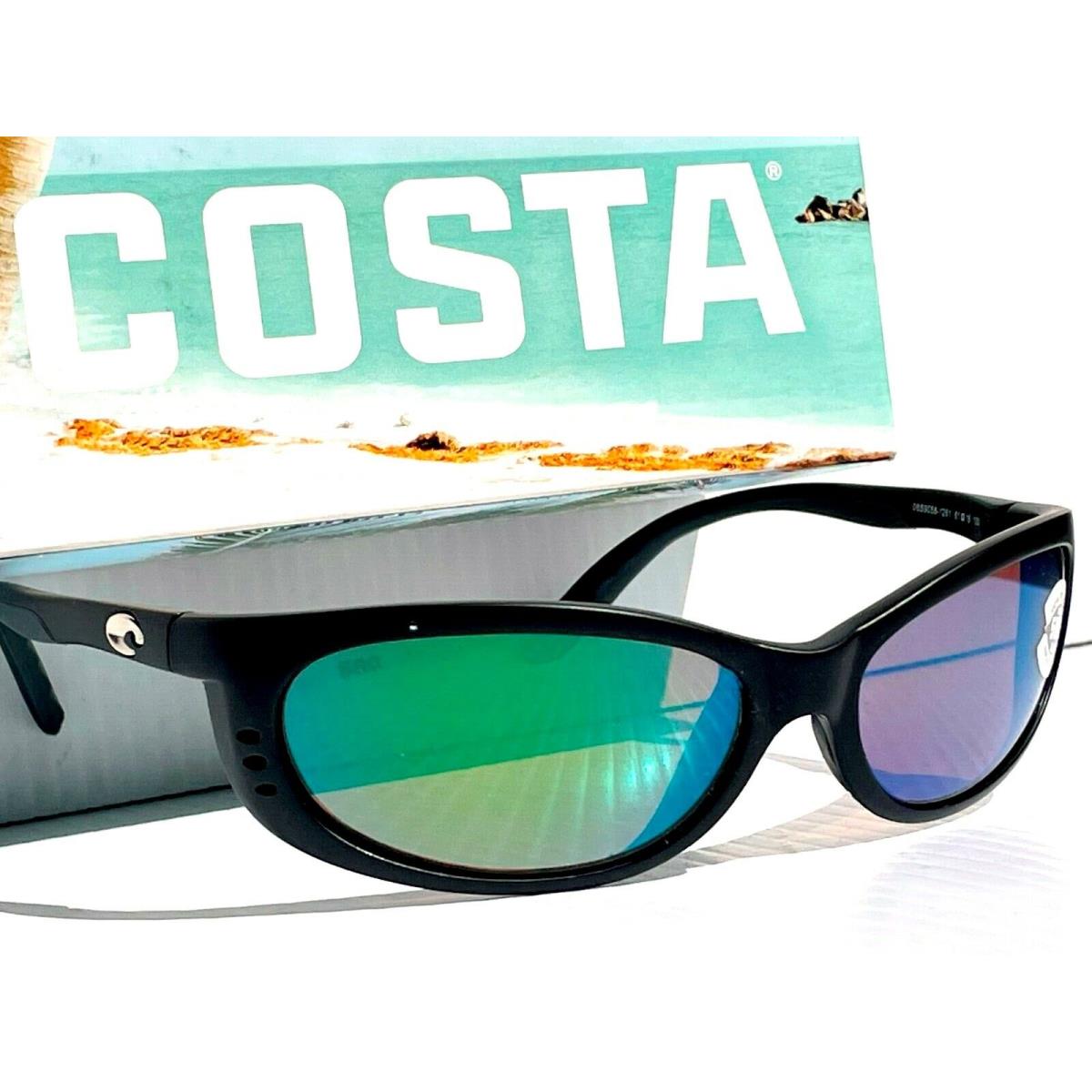 Costa Del Mar sunglasses Fathom - Blue , Black Frame, Green Lens 1