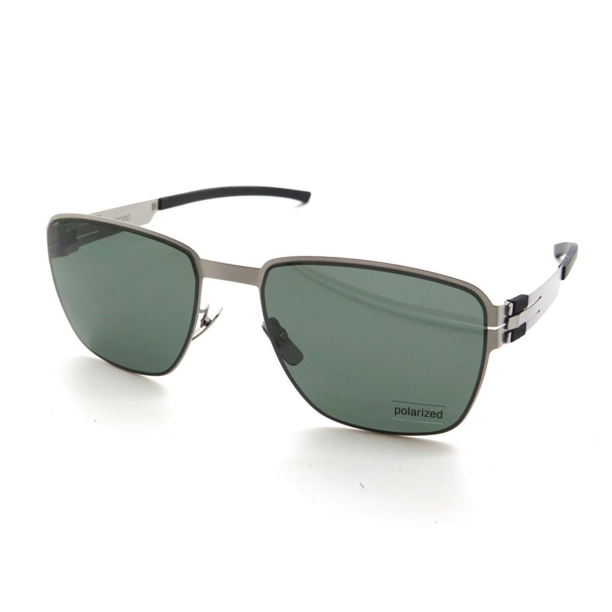 IC Berlin Onono Titan T33-19-4 Ceramic/green Polarized 57mm Sunglasses