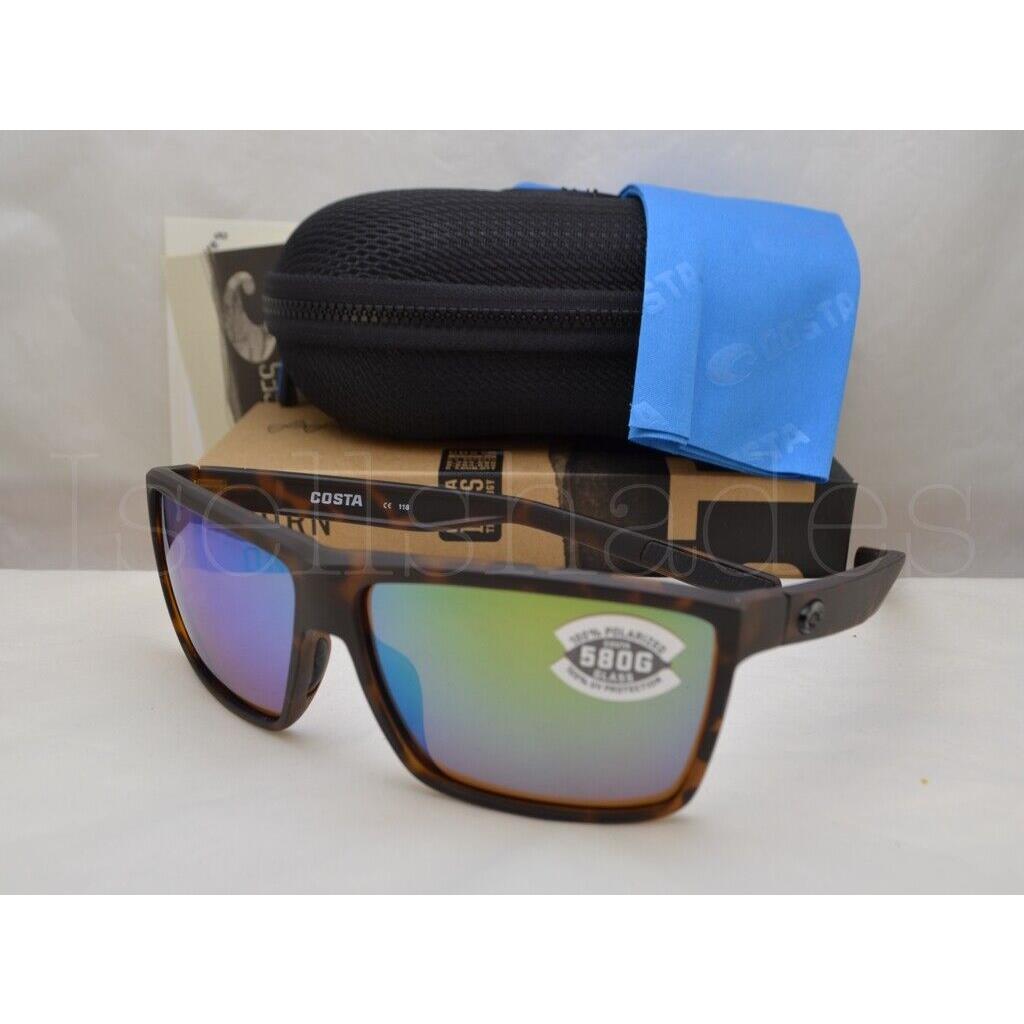 Costa Del Mar Rinconcito Ric 191 Ogmglp Matte Tortoise with Green Mirror Lens