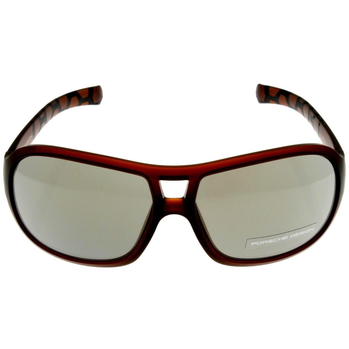 Porsche Design Sunglasses Brown Unisex P8537 D Aviator