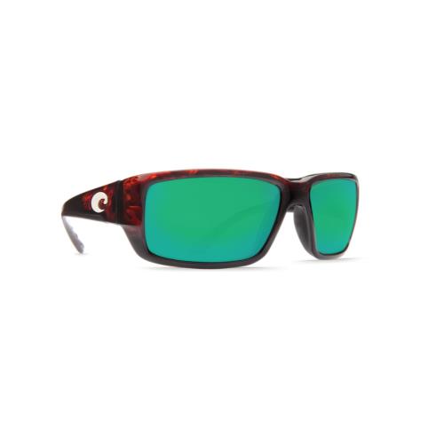 Costa Del Mar Fantail Tortoise Green Mirror Lens 580G Polarized TF10OGMGLP - Frame: Tortoise