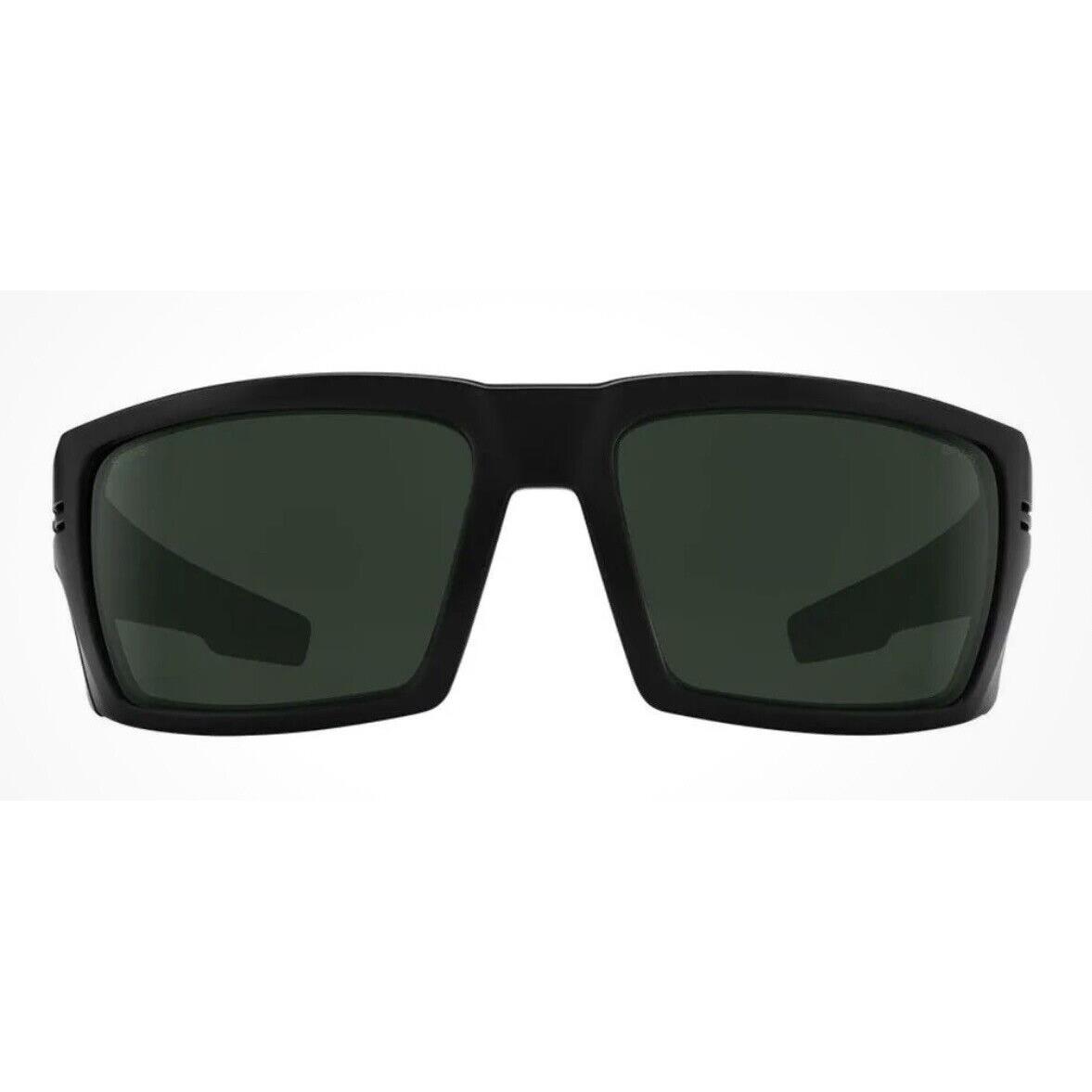 Spy Optic Rebar Sunglasses - Matte Black Ansi / Happy Gray Green