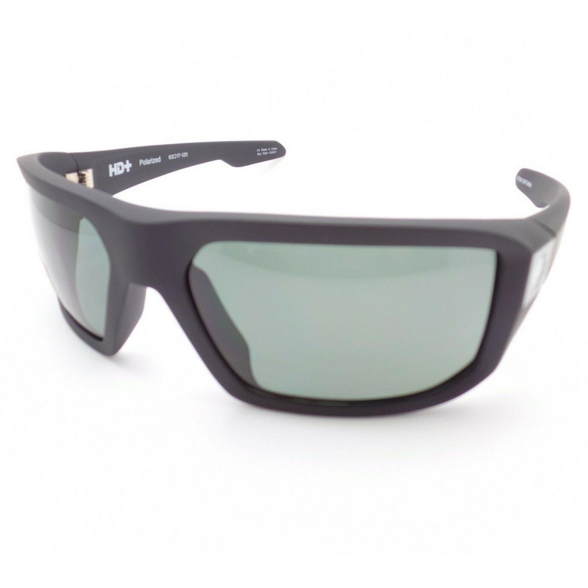 Spy Optics Mccoy Soft Matte Black Hd+ Green Grey Polarized Sunglasses