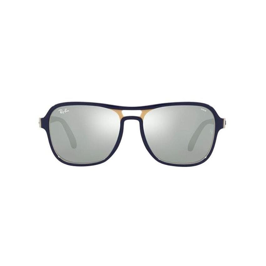 Ray-ban RB4356 State Side Evolve Polarized Sunglasses Blue/grey 58mm - Blue, Frame: Blue