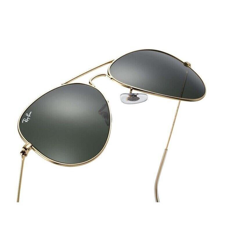 Ray Ban RB3025 Aviator Classic Lens Gold Frame Sunglasses 62 14 140