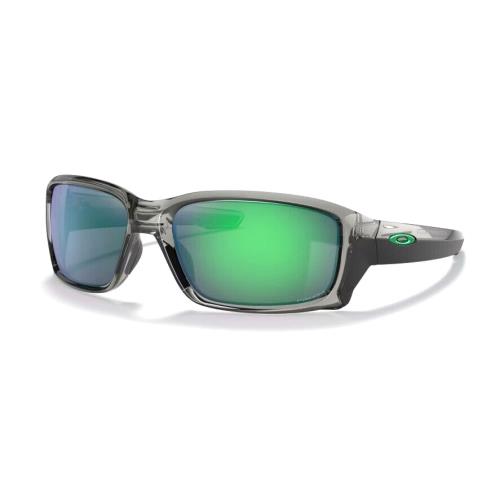 Oakley Straightlink Sunglasses 9331-03 Grey Ink / Jade Iridium Lens