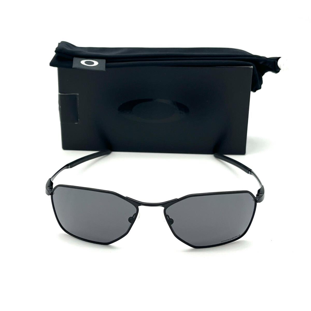 Oakley Savitar OO6047-06 Stain Black / Prizm Gray 58mm Sunglasses