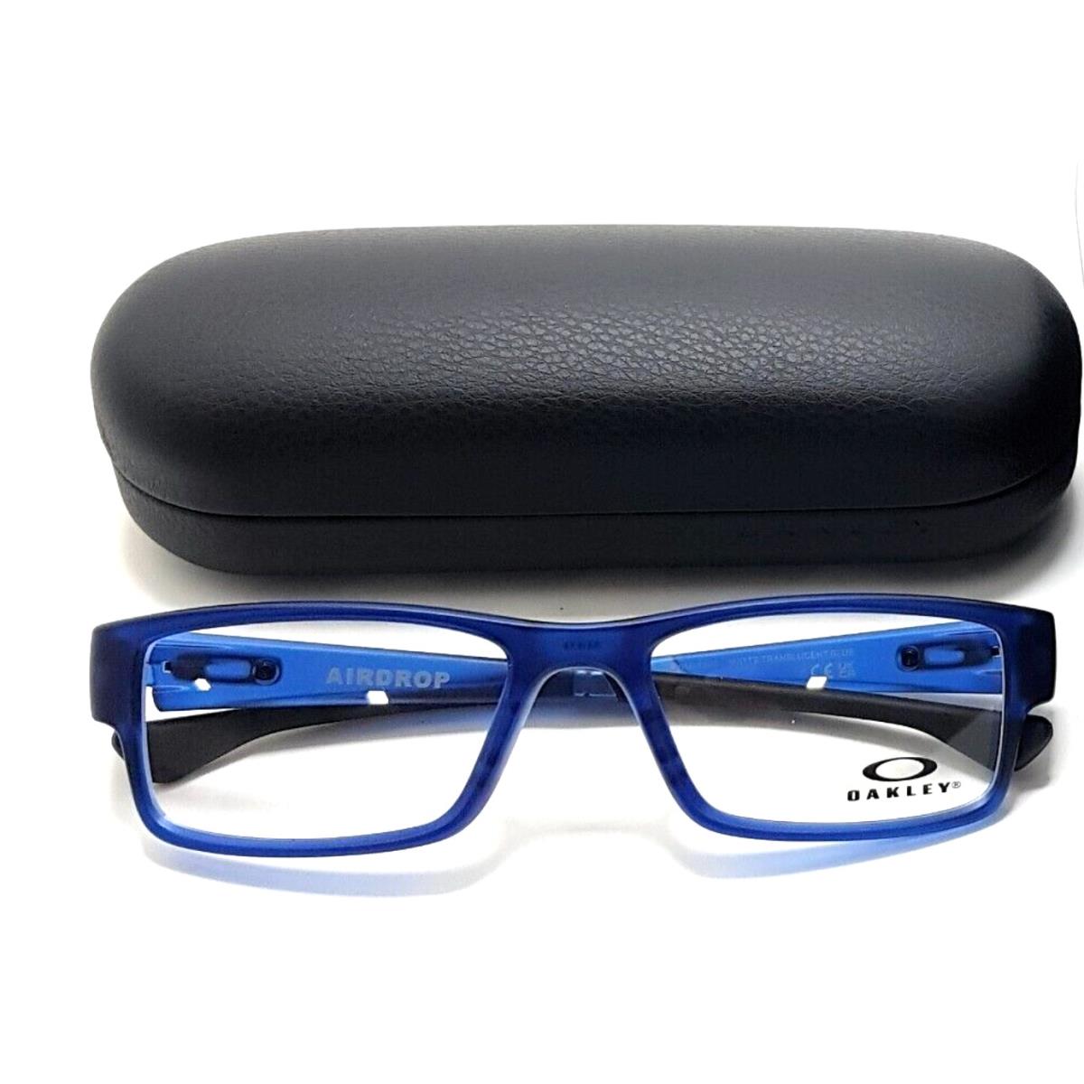 Oakley Eyeglasses Airdrop OX8046-1855 Large 55-18 143 Matte Blue Frames