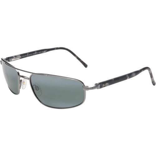 Maui Jim Kahuna MJ 162-02 Gunmetal / Neutral Gray Polarized Sunglasses