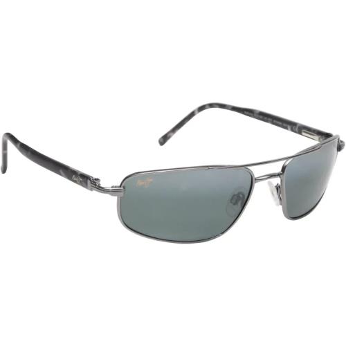 Maui Jim Kahuna 162-02 Gunmetal / Neutral Gray Polarized Sunglasses