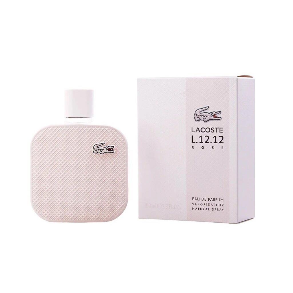 Lacoste L.12.12 Rose 3.3 oz Edp Spray Womens Perfume 100ml