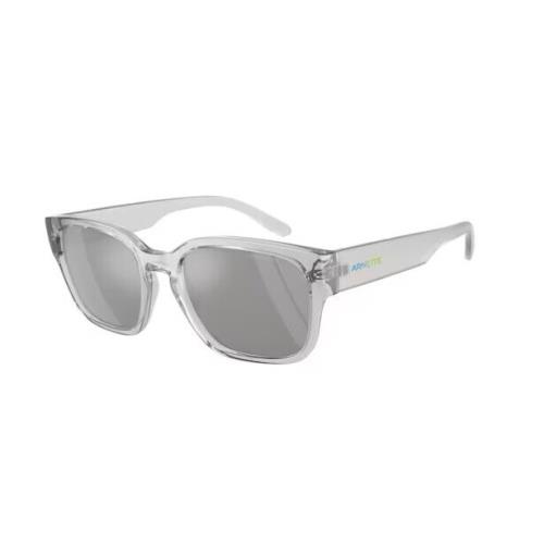 Arnette AN4325 28586G Transp Grey Lt Grey Mirr Silver 80 54 mm Men`s Sunglasses