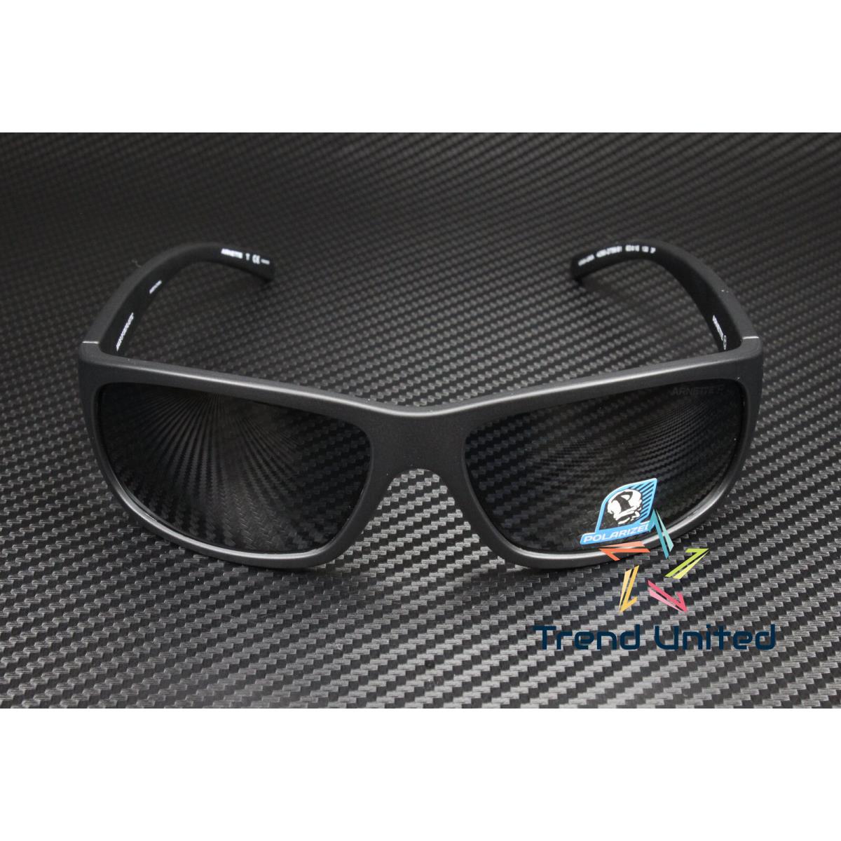 Arnette Uka-uka AN4290 275881 Mt Black Polarized Dk Grey 63 mm Men`s Sunglasses