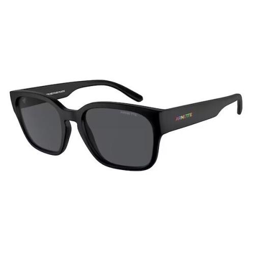 Arnette AN4325 290087 Hamie Matte Recycled Black Dk Grey 54 mm Men`s Sunglasses