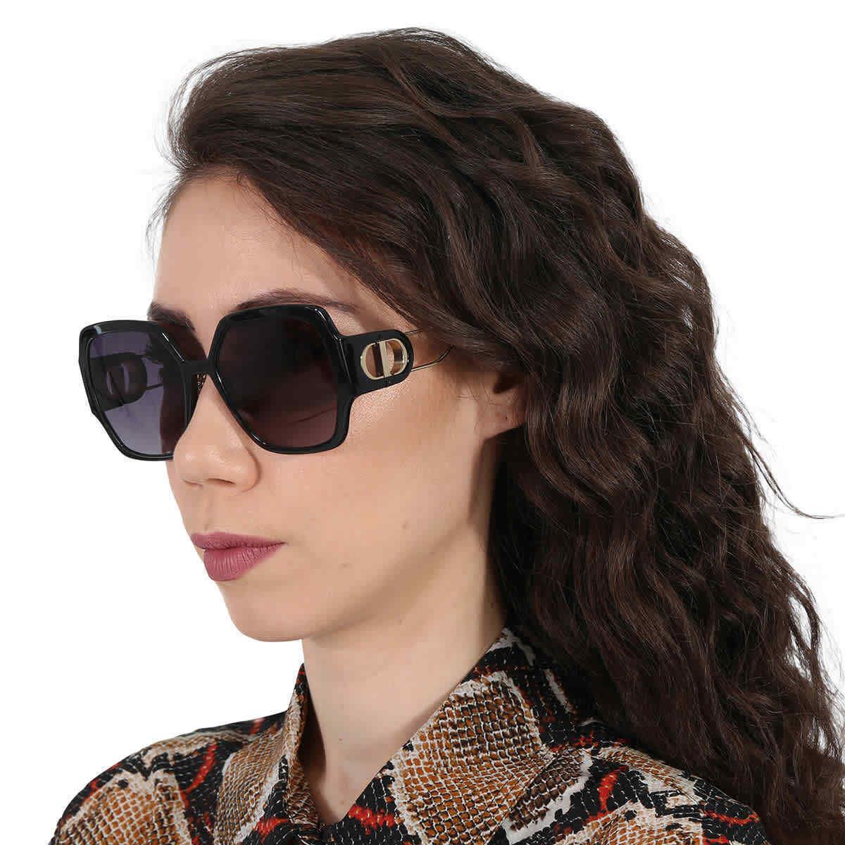 Dior Grey Gradient Oversized Ladies Sunglasses 30MONTAIGNE S6U 12A1 58