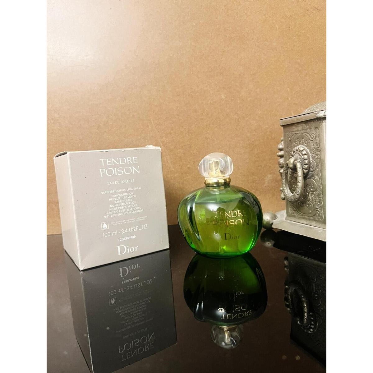 Christian Dior Tendre Poison Edt 100 ml 3.4 oz Apple Bottle Bnitb