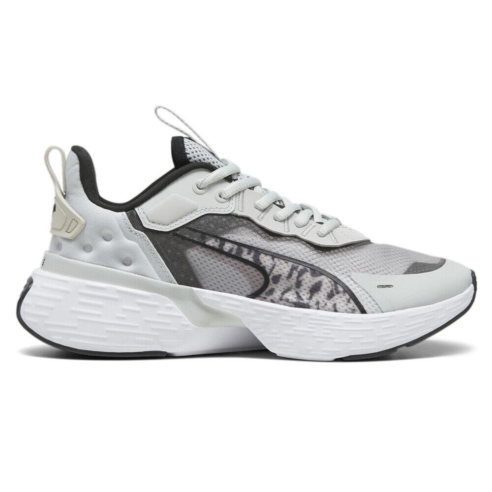 Puma Softride Sway Feline Fine Running Womens Grey Sneakers Athletic Shoes 3795 - Grey