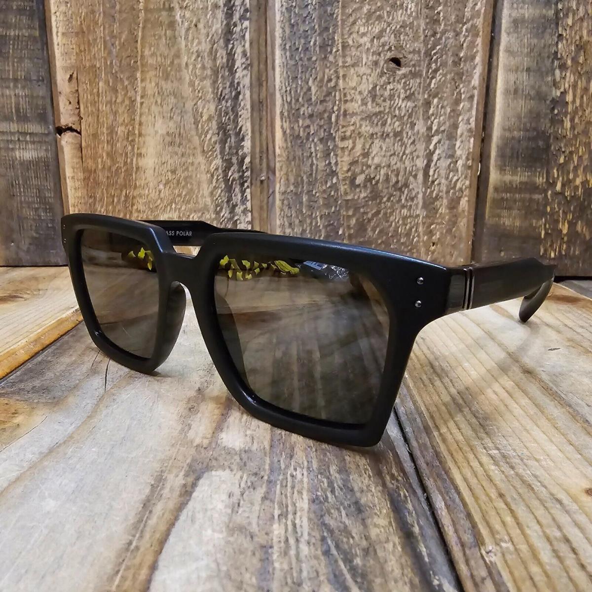 Von Zipper Television Sunglasses Matt Black Wildlife Vintage Polarized NO Box