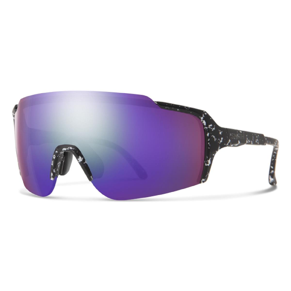 Smith Flywheel Sunglasses Sunglasses Matte Black Marble / ChromaPop Violet Mirror