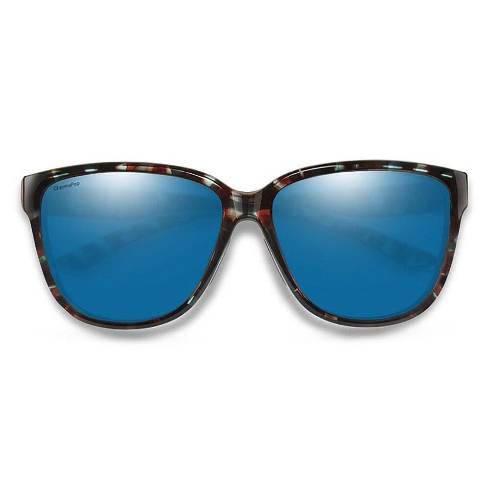 Smith Monterey Sky Tortoise - Chromapop Glass Polarized Blue Mirror Sunglasses