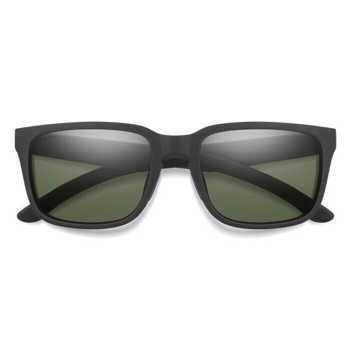 Smith Headliner Sunglasses - Chromapop Gray Green - Matte Black - Frame: Matte Black, Lens: ChromaPop Gray Green