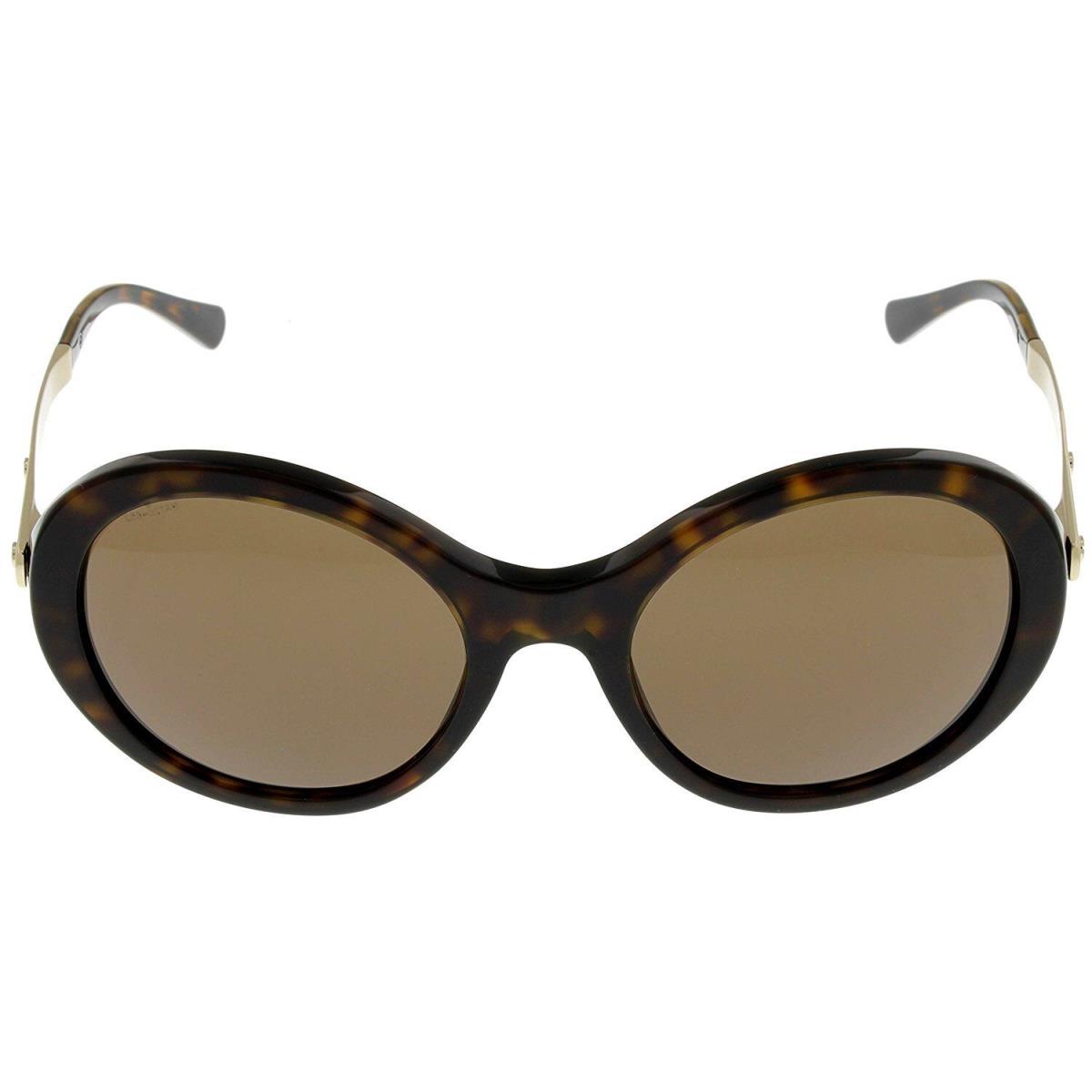 Giorgio Armani Sunglasses Women Brown Havana AR8012 502673 Round Fashion