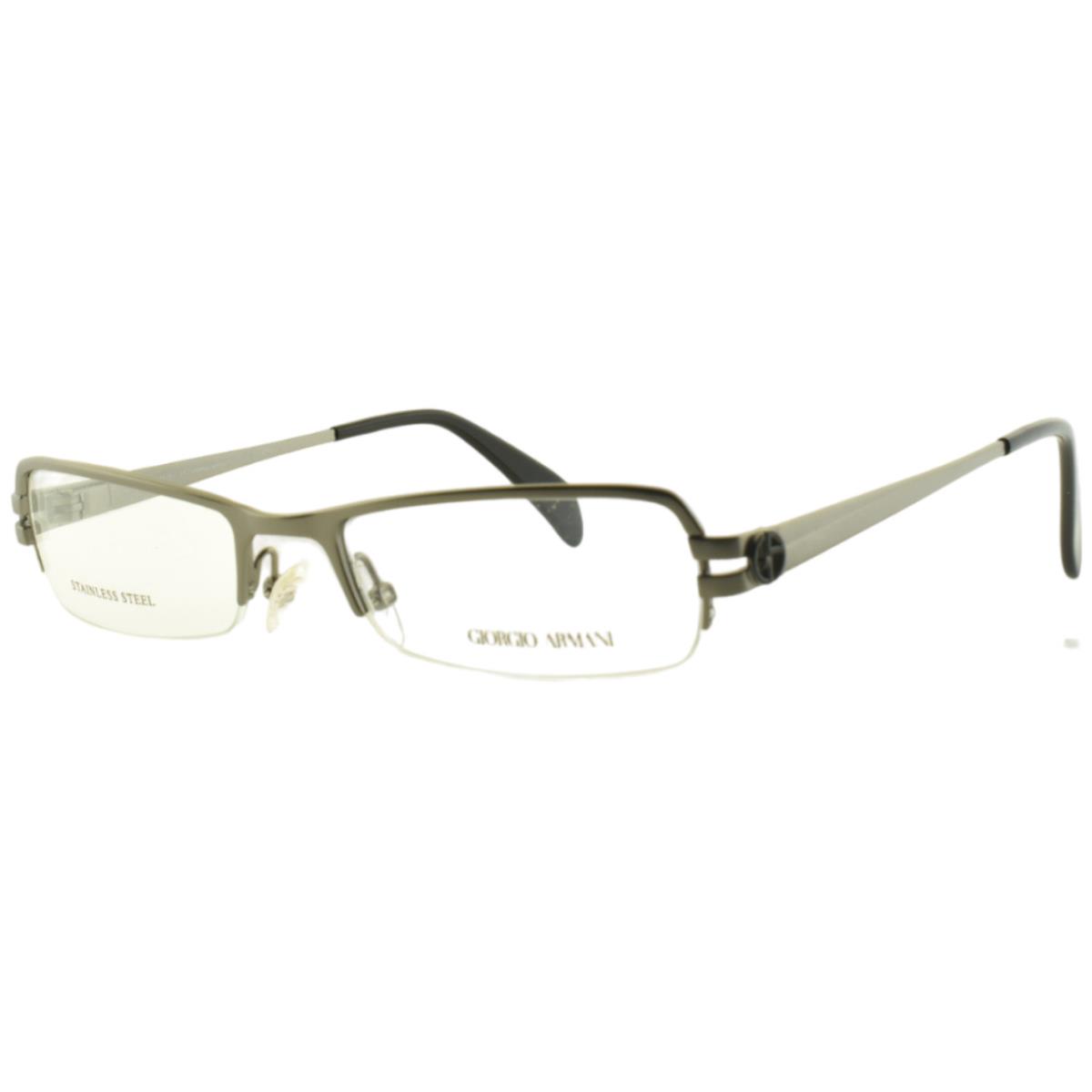 Giorgio Armani GA 796 R80 Silver Rectangle Semi Rimless Womens Optical Frame