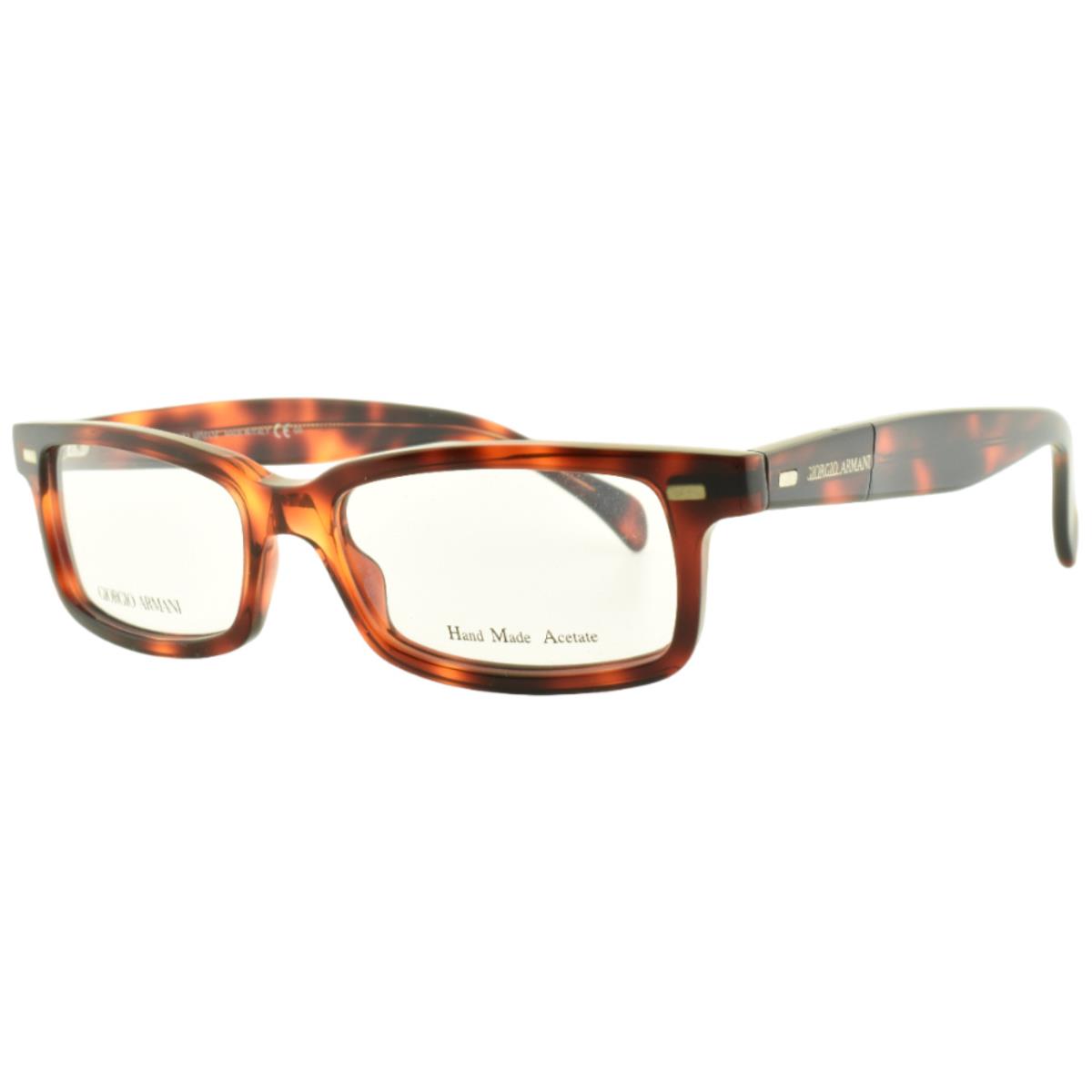 Giorgio Armani GA 822 05D Havana Recatngle Full Rim Unisex Optical Frame