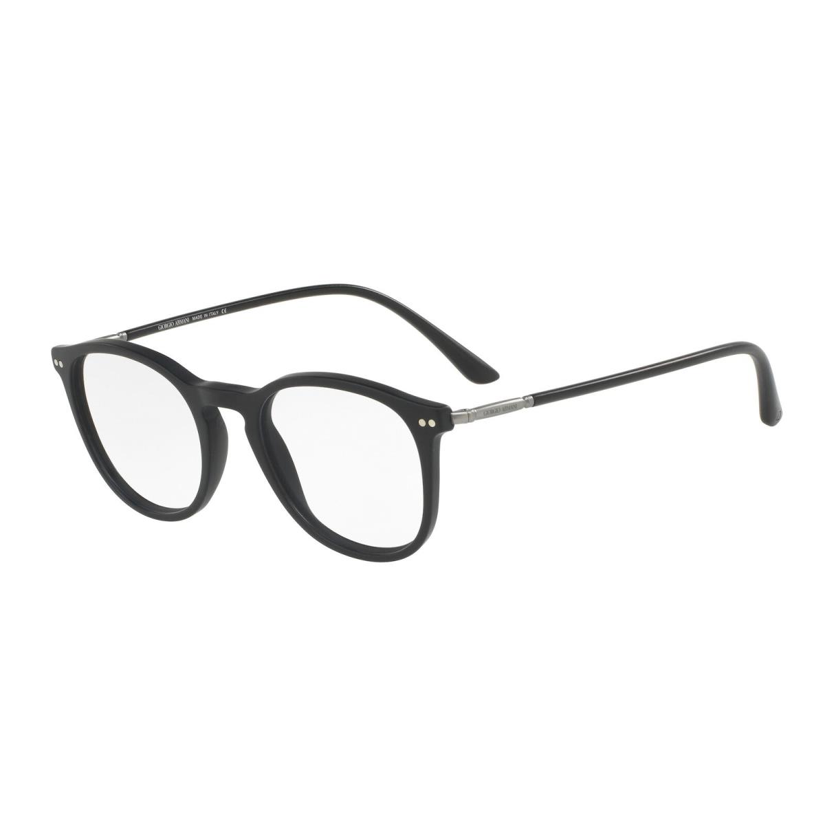 Giorgio Armani AR7125 5042 Matte Black Demo Lens 50 mm Men`s Eyeglasses