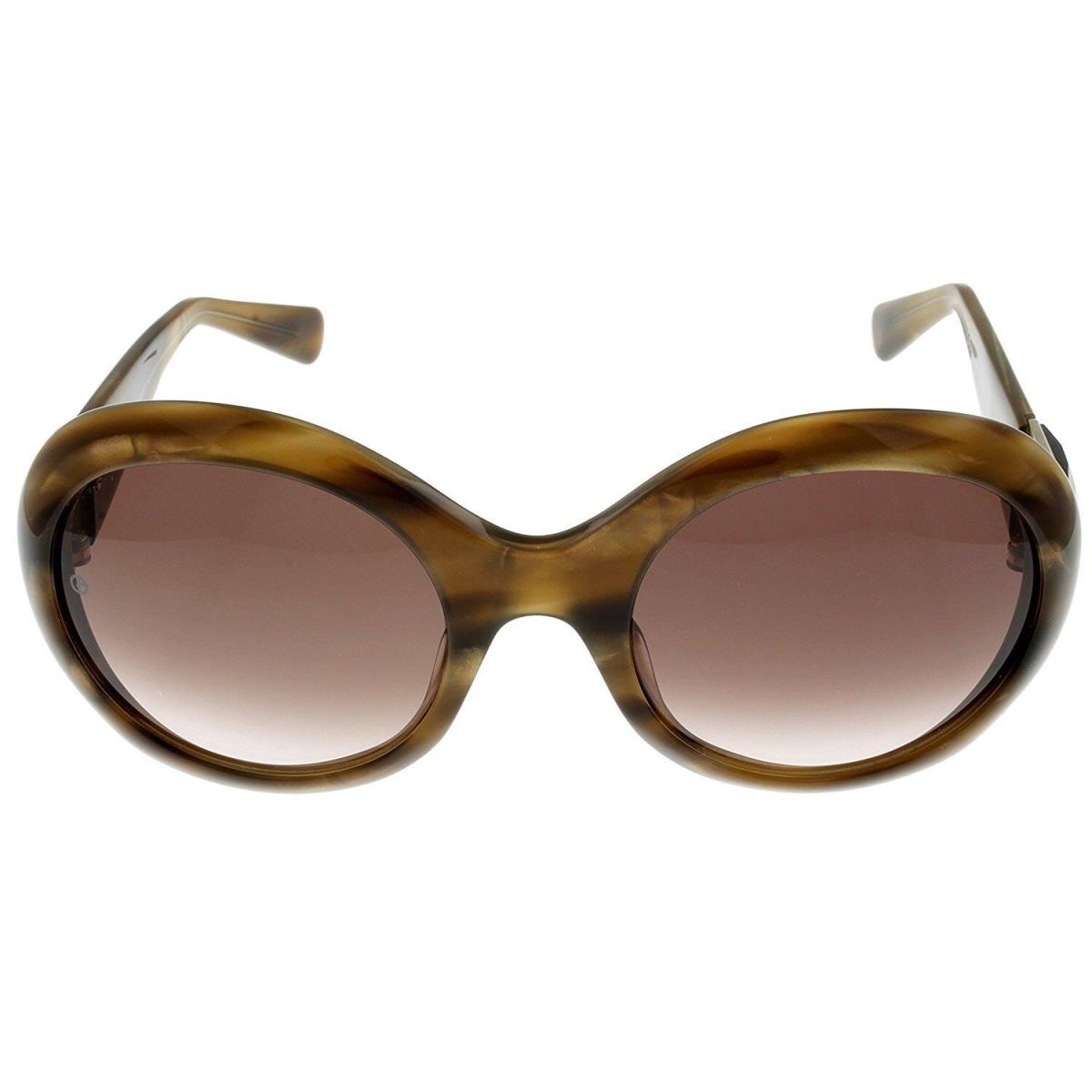 Giorgio Armani Sunglasses Women GA 558/S Qlv 02 Brown Gold Shell Round