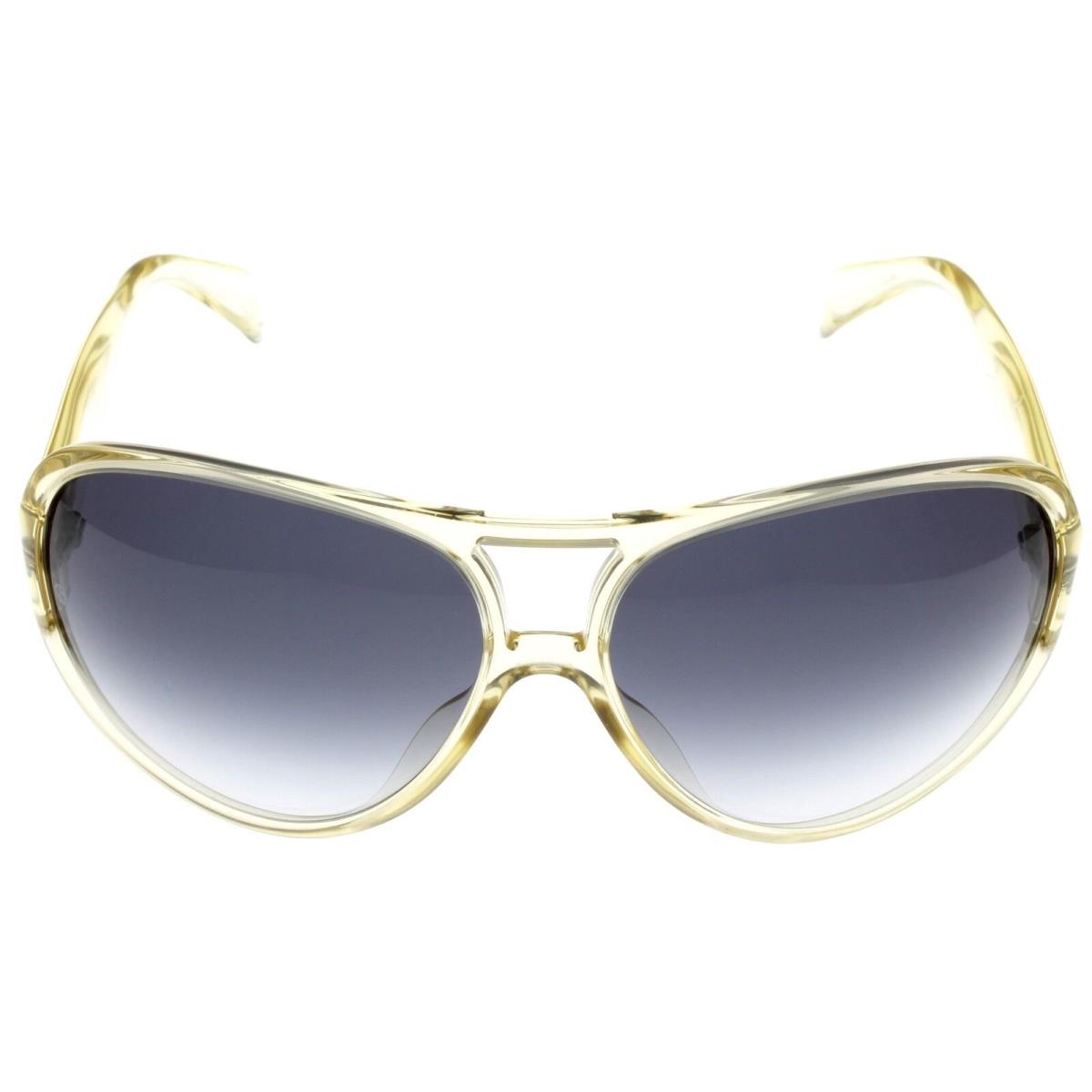 Giorgio Armani Sunglasses Women Gold Crystal Soft Grey Pilot GA764S Cra