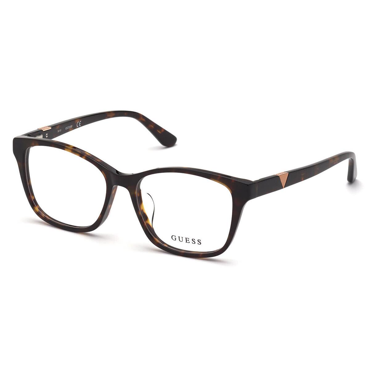 Guess GU2846-D Eyeglasses Women Dark Havana Rectangle 53mm