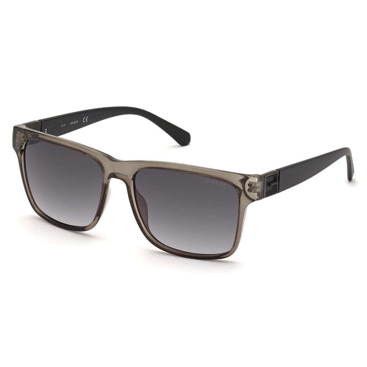 Guess GU00004 Sunglasses Men Gray Other Square 58mm