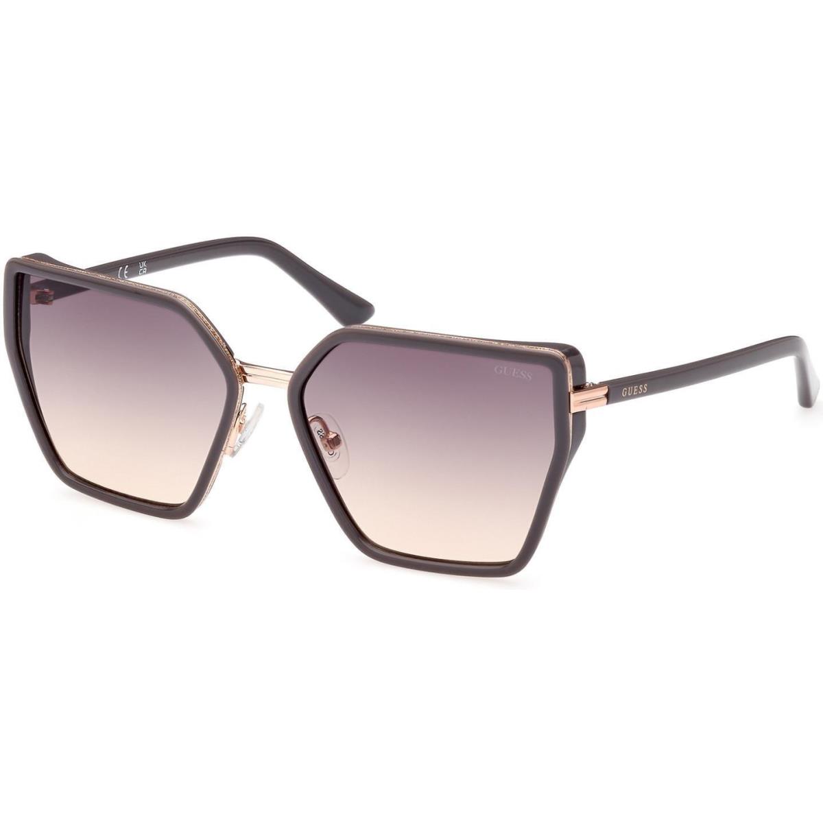 Guess GU 7871 Sunglasses 20B Shiny Pink Gold