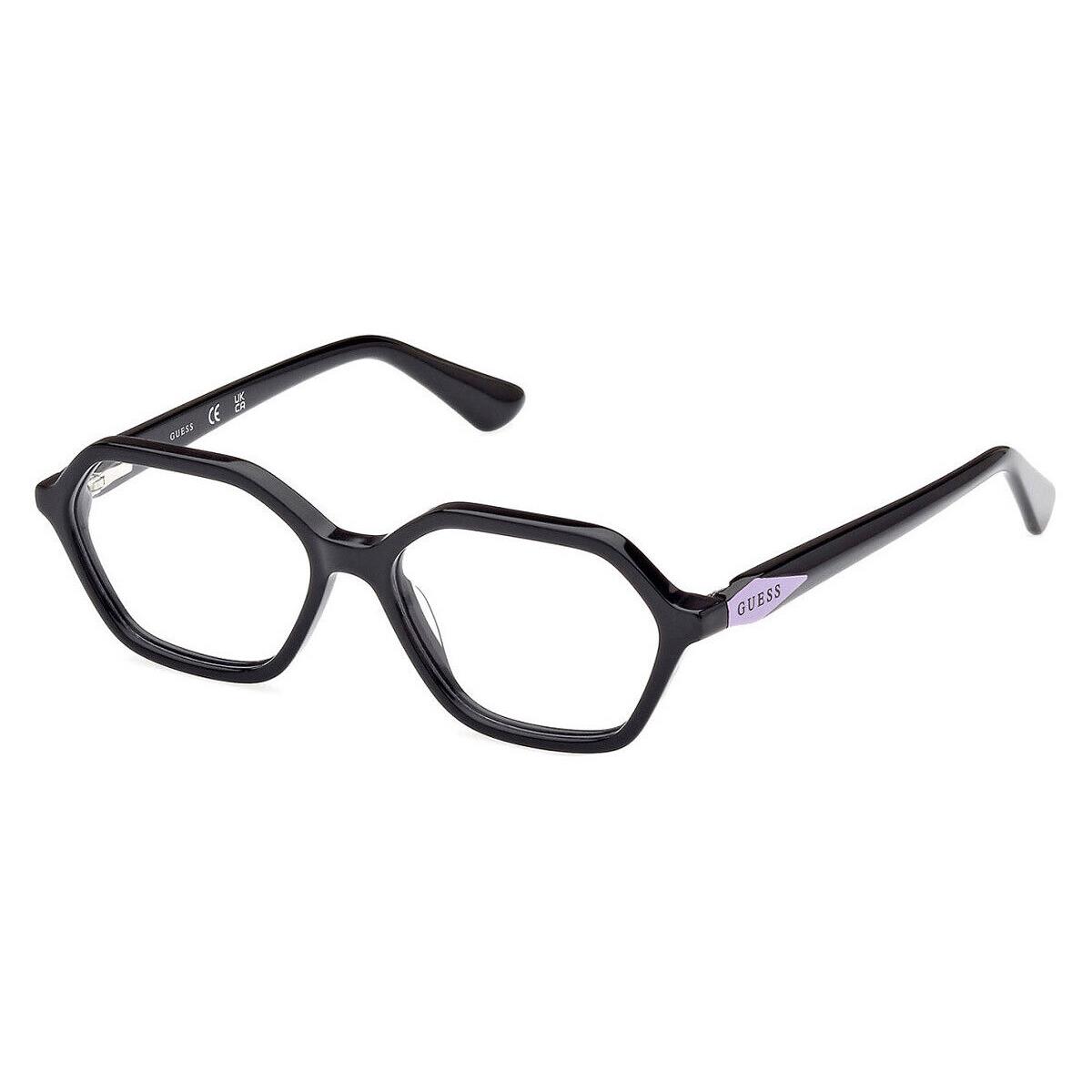 Guess GU9234 Eyeglasses Kids Shiny Black 46mm