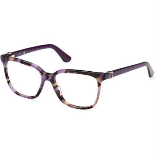 Guess GU2937-N-083-52 Purple Eyeglasses