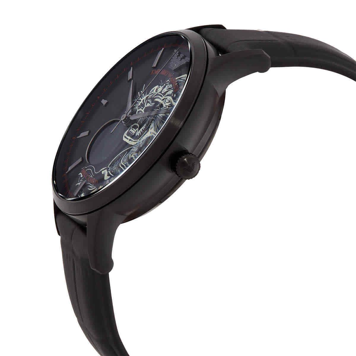 Emporio Armani Automatic Black Dial Men`s Watch AR60046