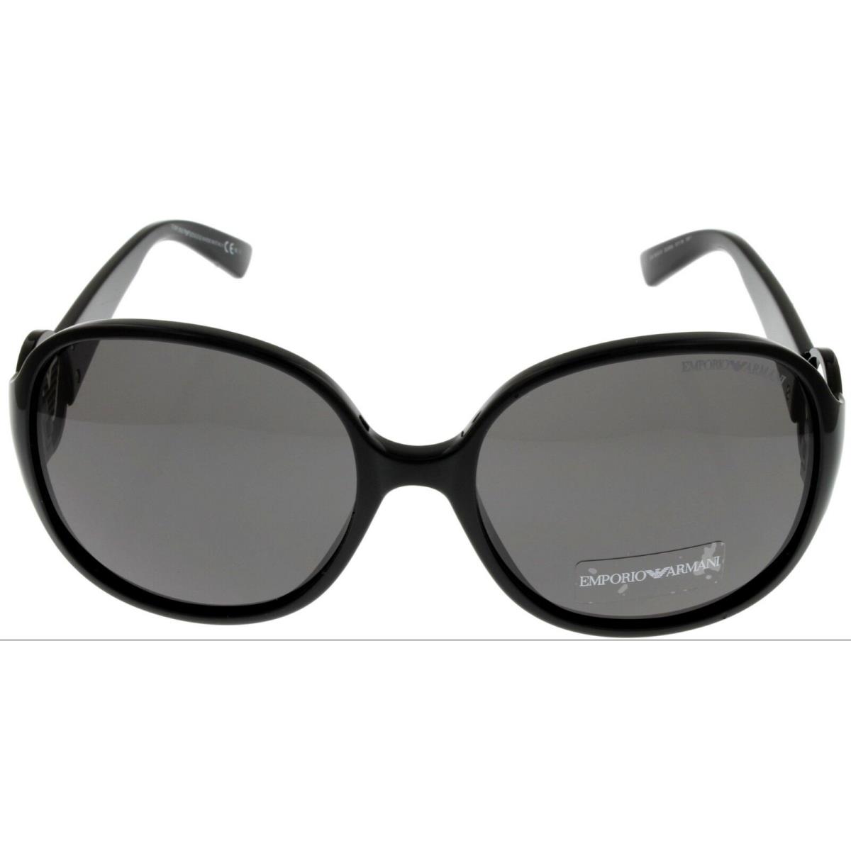 Emporio Armani Sunglasses Women Black Gray Round EA9612/S D28