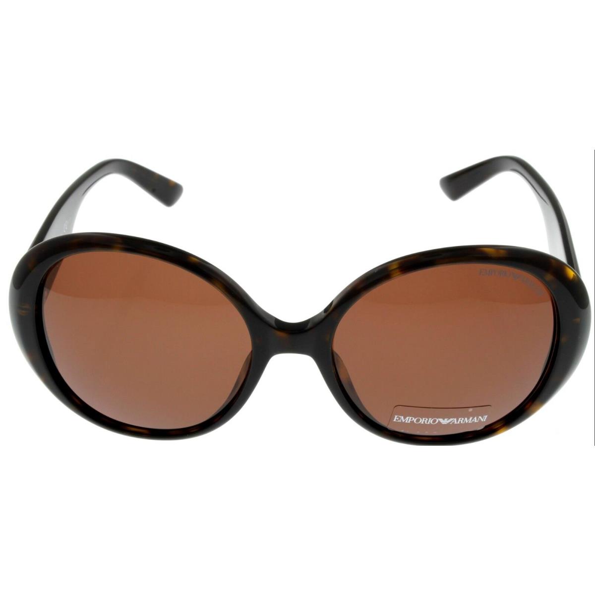 Emporio Armani Sunglasses Women Brown Dark Havana Oval EA9607/S 086