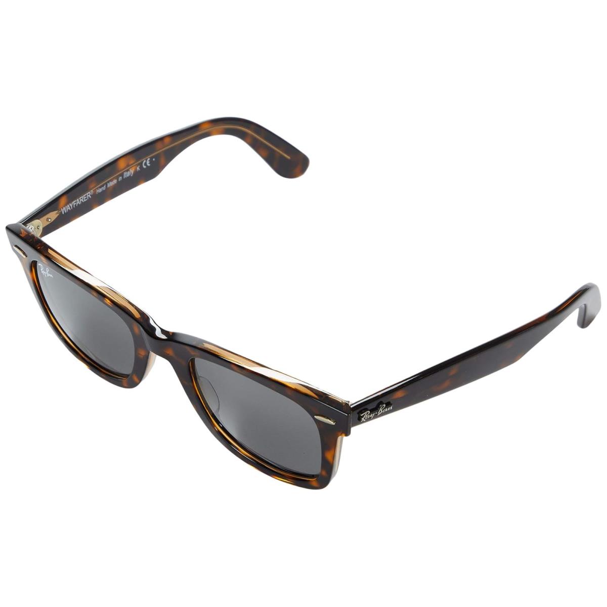 Unisex Sunglasses Ray-ban RB2140 Wayfarer Gradient Sunglasses - Havana On Trasparent Lig/Dark Grey, Frame: Multicolor