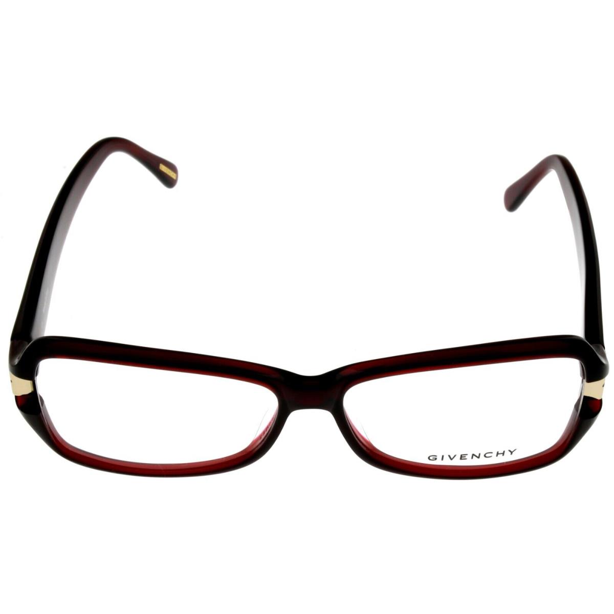 Givenchy Rectangular Eyeglasses Frame Women Burgundy Rectangular VGV596M 0954 - Red, Frame: Burgundy