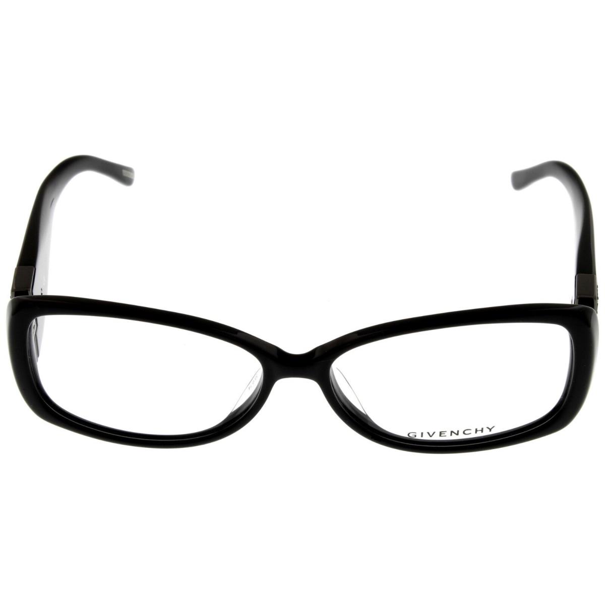 Givenchy Rectangular Eyeglasses Frame Women Shiny Black VGV677T 700S - Black, Frame: Black