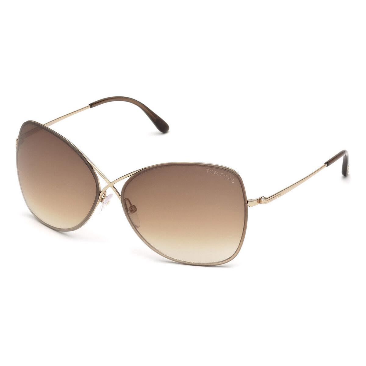 Tom Ford FT0250 Colette Sunglasses Women Butterfly 63mm