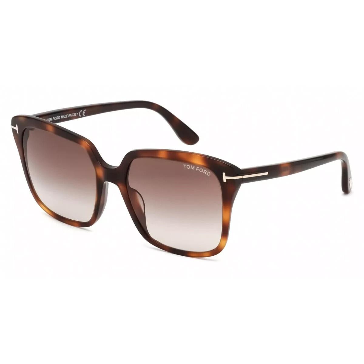 Tom Ford TF0788-53F-56 Sunglasses Blonde Havana Frame Gradient Brown